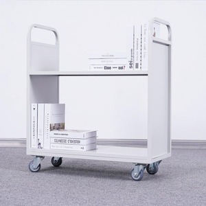 Carrito para biblioteca, <span class=keywords><strong>escalera</strong></span> para libros, estantería silenciosa móvil <span class=keywords><strong>de</strong></span> hierro y madera para sala <span class=keywords><strong>de</strong></span> archivo, almacenamiento <span class=keywords><strong>de</strong></span> datos <span class=keywords><strong>de</strong></span> documentos para uso escolar y oficina - Product Image 6