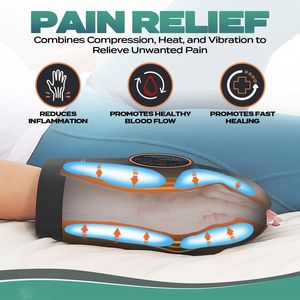 2025 nuevo uso en la oficina en casa al por mayor Airbag electrónico compresión artritis alivio del túnel carpiano masajeadores de mano con calefacción - Product Image 3