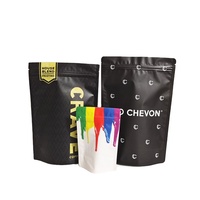 Sac alimentaire transparent, Logo refermable, 3.5g, 10 unités, pochette d'emballage en plastique anti-odeurs, sac en Mylar