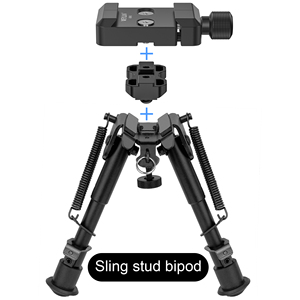 Ab45/MK80 Bipod Adapter Arca Swiss cho <span class=keywords><strong>Harris</strong></span>/Atlas Bipod tương thích arca-swiss đường ray/q.r tấm kẹp với đường sắt M-LOK - Product Image 4