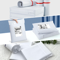 Sac d'expédition auto-adhésif RUIQI blanc basse tension en HDPE, nouveau matériau, sac de transport en stock en Indonésie, sac express scellé