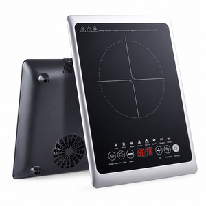 Appareil de cuisine, plaque à induction, cuisinière à induction, grande puissance 1500W, cuisinière électrique commerciale, acier inoxydable KI02012 - Product Image 1