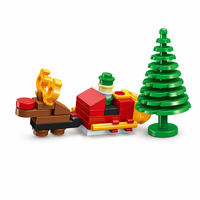Ensemble de blocs de construction de train de Noël personnalisé, jouet de construction STEM personnalisé, briques DIY OEM, kit de modèle de vacances, cadeau pour enfants
