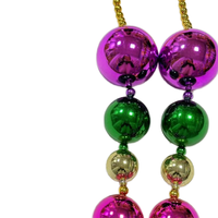 Groothandel Pgg Fleur De Lis Ketting Jumbo Kralen Mardi Gras Feestdecoraties