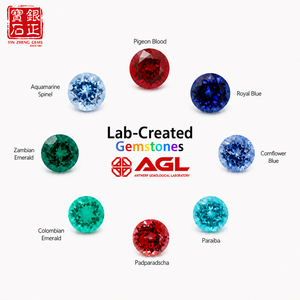 Piedras Preciosas <span class=keywords><strong>de</strong></span> Laboratorio al por Mayor, Zafiro Suelto Color Paraíba, Tratado Térmicamente, Efecto <span class=keywords><strong>de</strong></span> Color/Fuego, 4.0-10.0mm, Certificado AGL, Fino - Product Image 1