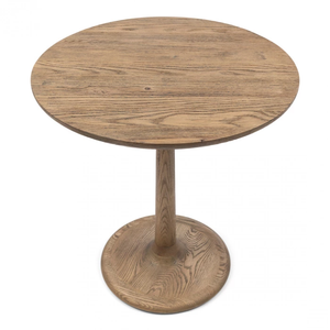 Table basse ronde multifonctionnelle en <span class=keywords><strong>bois</strong></span> massif, style bistro français <span class=keywords><strong>vintage</strong></span>, AY-2229A-6, fabrication artisanale, pour salon - Product Image 3