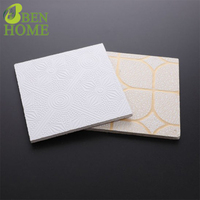 Prix de la Plaque de Plâtre pour Faux Plafond de 7 mm, Revêtue de PVC Vinyle Blanc