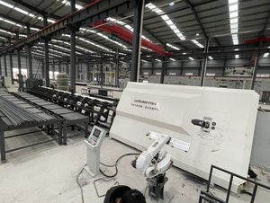 Machine à cintrer les barres d'acier CNC, diamètre des barres d'acier 12 mm-20 mm, direction de cintrage composée, longueur du morceau de cintrage 500 mm, 1~180 ° - Product Image 4