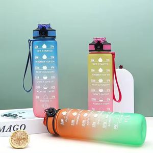 Borraccia da Acqua a Forma di Orso Portatile da 1000 ml con Scala a Indicatore Orario Sfumato, Personalizzabile all'Ingrosso per Scuola, Bambini e Sport all'Aperto - Product Image 5