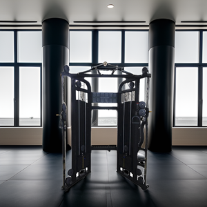 Máquina de Gimnasio Comercial de Alta Resistencia con Polea Doble Ajustable <span class=keywords><strong>para</strong></span> <span class=keywords><strong>Pecho</strong></span>, Equipo de Gimnasio con Pesas Integradas, Dispositivo de Fitness con Sistema de Pines Negros - Product Image 5