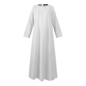 Ropa Musulmana <span class=keywords><strong>Tradicional</strong></span> al por Mayor N-1, <span class=keywords><strong>Vestido</strong></span> Musulmán Árabe Transpirable de Verano para Mujer, Talla Grande, Abaya, Túnica, Dubái - Product Image 5