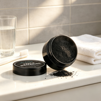 Polvo Blanqueador Dental de Grado Alimenticio con Sabor a Menta Blanca Brillante, Accesorio de Limpieza Dental Multiusos para Uso Doméstico en 5 Días
