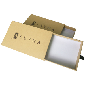 Custom Logo Rigid Paperboard Gift Box Handmade Sliding Drawer <b>Packaging</b> Box for Jewelry Necklace Ring Bracelet - Product Image 4
