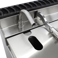 Bochang BEH-880 Commerciële Elektrische Kantelbraadpan Friteuse Verstelbare Thermostaat Ingebouwde Timer Vrijstaande Kantelpan