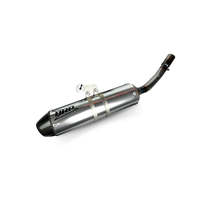 Silenciador de tapa de extremo de carbono gris DRP para Husqvarna CR 125 98-08 producto artesanal de Metal de aguja larga