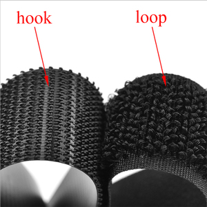 Sangle auto-adhésive noire à boucles et crochets, écologique, résistante à la chaleur - Product Image 1