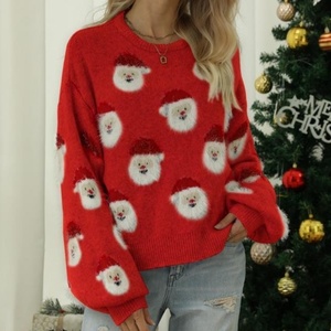 <span class=keywords><strong>Pull</strong></span> en tricot de Noël personnalisé mode famille correspondant vêtements <span class=keywords><strong>maman</strong></span> et moi <span class=keywords><strong>pull</strong></span> décontracté femme enfants <span class=keywords><strong>pull</strong></span> de Noël - Product Image 2