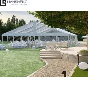 خيمة حفلات توريد مباشر من المصنع إطار من الألومنيوم غطاء شفاف خيمة لحفلات الزفاف