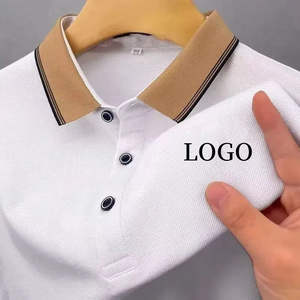 เสื้อเชิ้ตแขนสั้นผู้ชายสำหรับฤดูร้อนใหม่ สไตล์ลำลอง ธุรกิจ แฟชั่น ทรงหลวม ปกเสื้อแบบปกเชิ้ต ไซส์ใหญ่ พิมพ์ลาย ปรับแต่งได้ ผ้าโพลีเอสเตอร์/คอตตอน - Product Image 2