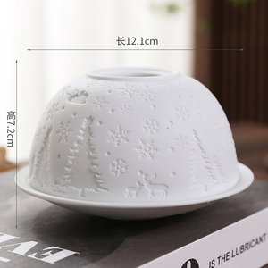 Vente en gros d'usine de <span class=keywords><strong>photophore</strong></span> en céramique pour décoration intérieure Bol en <span class=keywords><strong>porcelaine</strong></span> pour mariage et Noël <span class=keywords><strong>Photophore</strong></span> en <span class=keywords><strong>porcelaine</strong></span> - Product Image 6