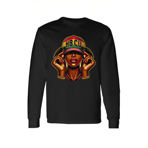 T-shirt à manches longues Hbcu, design du mois de la histoire noire pour femmes et hommes - Product Image 2