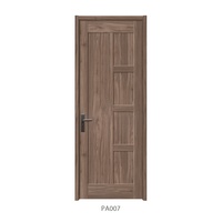 Portes en bois massif mdf de haute qualité, porte intérieure de maison en bois