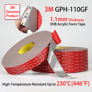 Cinta de Espuma Acrílica 3M VHBB GPH-110GF, Gris, 1.1 mm, Alta Temperatura, Alta Adhesión, Aplicaciones Industriales y Automotrices - Product Image 2