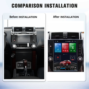 วิทยุติดรถยนต์ระบบ Android 13 ขนาด 12.1 นิ้ว พร้อมระบบนำทาง GPS สำหรับรถยนต์ Toyota Land Cruiser Prado ปี 2007-2016 หน้าจอแนวตั้ง Octa Core - Product Image 2