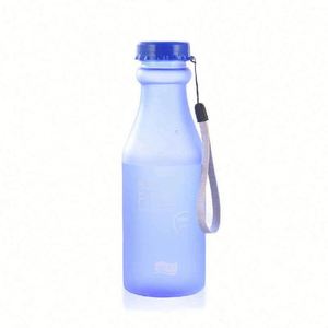 Candy-Colored Soda Bottlefrosted <b>Plastic</b> Sealedfood Safe Reusablewaterproof Anti-Corrosionportable Sports Drink Candy-Colored - Product Image 2