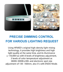 उच्च प्रदर्शन और ऊर्जा संरक्षण, अस्पताल और क्लिनिक के लिए सर्जिकल लैंप पोर्टेबल ऑपरेटिंग रूम लाइट - Product Image 4