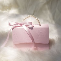 Boîte à bonbons portable, cadeau souvenir de mariage, emballage cadeau créatif personnalisé pour fête, facile à plier, boîte à bonbons portable pour mariage