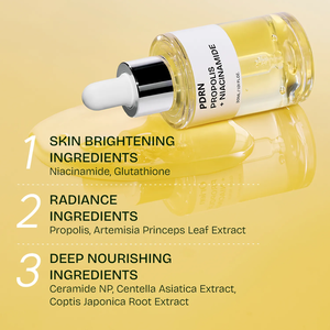 ETRUN OEM Salmón Dna PDRN Suero facial Decoloración Manchas oscuras Control de aceite Calmante Proteger la piel propensa al acné con propóleo y nicotinamida - Product Image 3