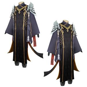 Baige Genshin Impact <span class=keywords><strong>Morax</strong></span> Cosplay Costume Rex Lapis Zhongli Tenues Complètes - Product Image 2