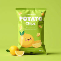 Fournisseur de la Chine Feuille d'aluminium refermable Logo personnalisé Ziplock Emballage de chips de pomme de terre pomme plantain Sacs de chips de banane