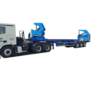 Contenedor de acero de 40 pies y 20 pies de alta calidad, camión de elevación lateral, semirremolque, contenedor cargador a la venta