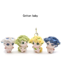 Nouveau 11cm Mini porte-clés en peluche personnalisés Mini jouets en peluche doux et mignon Porte-clés sac à dos en peluche
