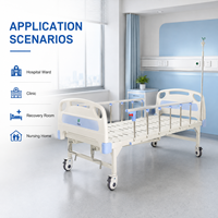 Lit médical manuel multifonctionnel et réglable innovant – Équipement médical pratique pour l'usage quotidien en milieu hospitalier et clinique