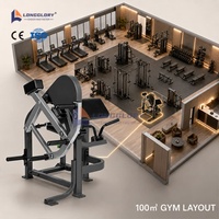 Machine à biceps assise 100 kg pour petit centre de fitness – Équipement de gym tout-en-un
