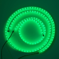 Kit d'éclairage ambiant extérieur pour voiture avec bande LED RGB flexible, multicolore, télécommande, éclairage sous le châssis