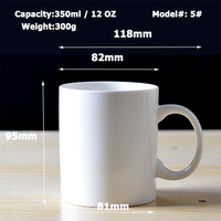 Mug à café magique en céramique à changement de couleur par sublimation Modernqiu 12 OZ/350ml, personnalisé, tasse en céramique pour cadeau