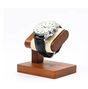 Wooden Showcase Bracelet Bangle Jewelry Display Holder Wristwatch Holder Solid Wood Single Watch Display Stand
