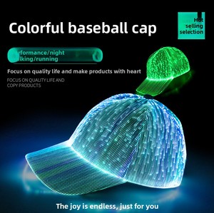 Cappello da Baseball LED Hip Hop con Luci Colorate in Fibra Ottica, Modalità Lampeggiante per DJ, Discoteca, Rave, Performance di Danza - Product Image 5