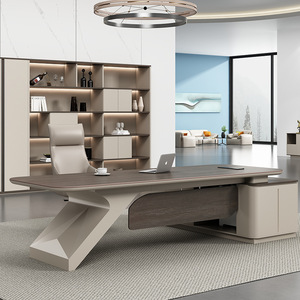 Hiện đại lớn CEO bàn ghế đặt cho văn phòng nhà chuyển đổi Modular Tính năng sơn MDF máy tính bàn quản lý của bàn - Product Image 1