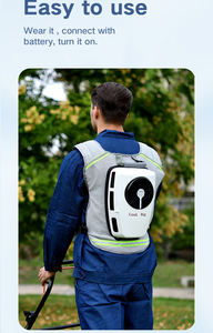 Tissu ou gilet de sac de système de refroidissement par air <span class=keywords><strong>mobile</strong></span> portable DC 24V-Unités de <span class=keywords><strong>condensation</strong></span> polyvalentes - Product Image 4