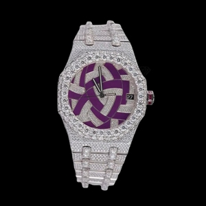 Premium Quality Moissanite Diamond Quartz <b>Watch</b> <b>Women</b> Slim Crystal Dial Stainless Steel <b>Watch</b> Available <b>For</b> Sale - Product Image 6