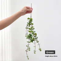Feuillage artificiel en PVC pour paysages miniatures, 40 cm, feuillage suspendu pour fond de scène, plafond et décoration sur le thème de la forêt