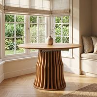 Ensemble de table à manger extensible en bois massif, table à manger et 6 chaises, meubles de salle à manger en bois extensibles pour la maison, vente en gros