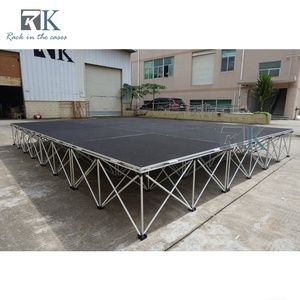 Scène à plateforme amovible avec capacité de charge de 750 kg/m², scène simple pour exposition - Product Image 6