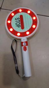 Segnale di <span class=keywords><strong>Stop</strong></span> Lampeggiante per Sicurezza Stradale, Luce LED Portatile per Segnalazione Traffico - Product Image 5