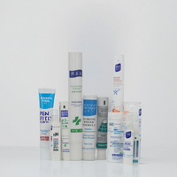 Emballage cosmétique, tube vide en plastique transparent pour gloss à lèvres, 10 ml, PE, aluminium, scellé, bouchon rabattable, rouge à lèvres, baume à lèvres, soin de la peau
